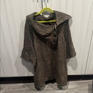 The Limited Brown Cowl Neck Sweater